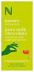 RED Nature Milk chocolate with salted caramel 80 g