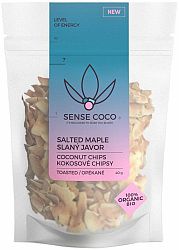 Sense Coco Kokosové chipsy BIO slaný javor 40 g