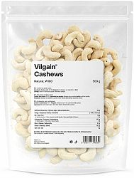 Vilgain Kešu orechy natural W180 500 g