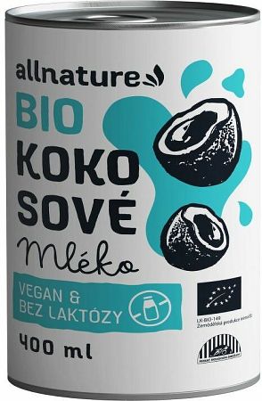 Allnature Kokosové mlieko BIO 400 ml