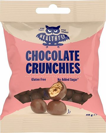 HealthyCo Chocolate Crunchies 40 g - Skrátená trvanlivosť