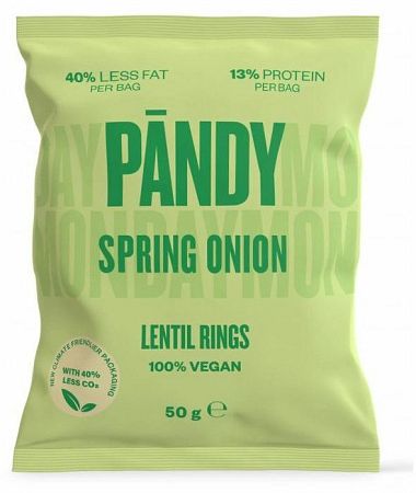 Pandy Lentil Chips jarná cibuľka 50 g