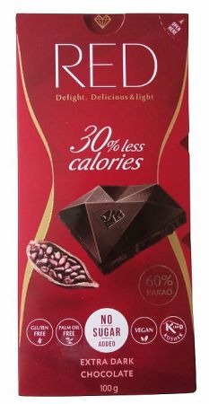 Red Delight Horká čokoláda EXTRA 100 g