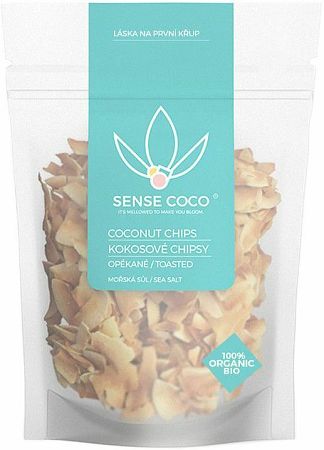 Sense Coco Kokosové chipsy BIO morská soľ 40 g