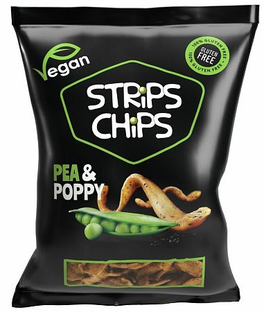 Strips Chips Hrachové mak 80 g