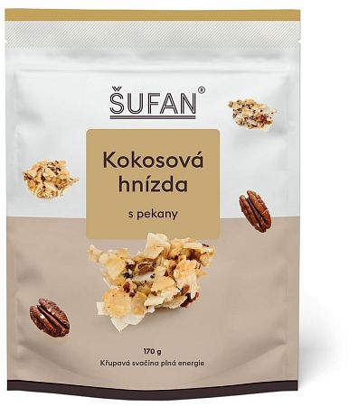 Šufan Kokosové hniezda pekany 170 g