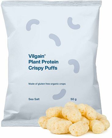 Vilgain Plant Protein Crispy Puffs BIO morská soľ 50 g